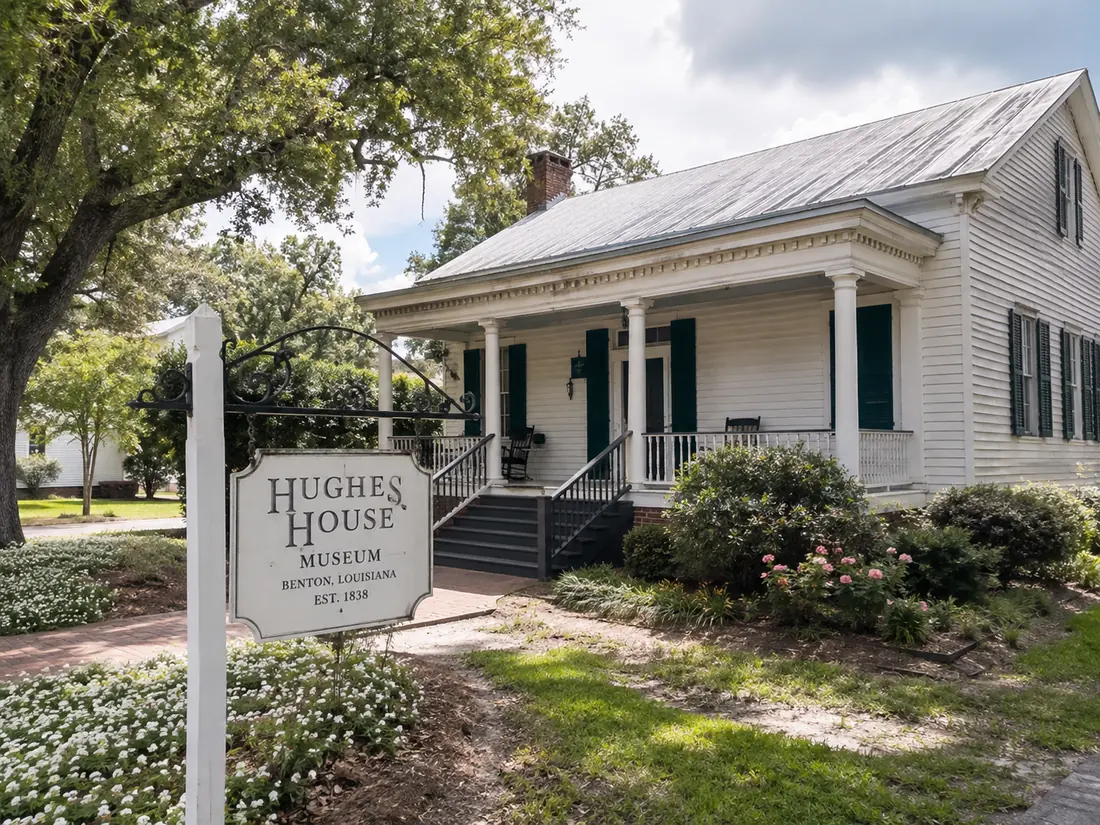 Hughes House Museum in Benton, Louisiana