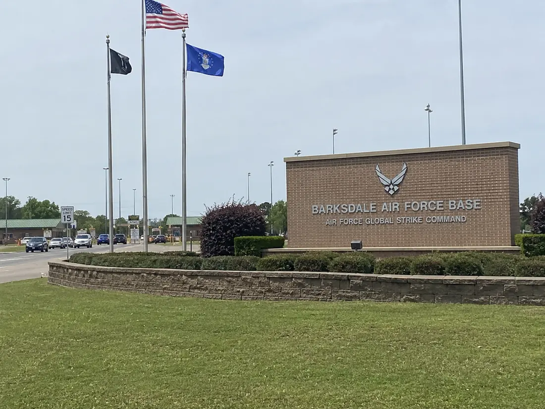 Barksdale Air Force Base area of Bossier City, Louisiana
